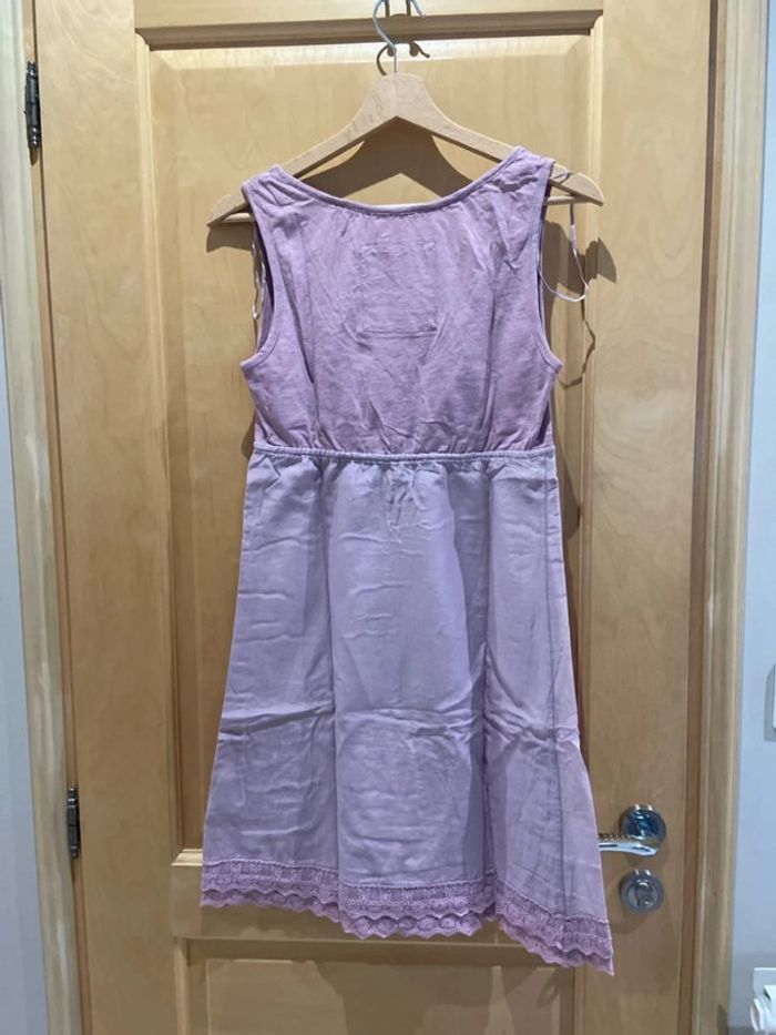 Robe EDC rose en soie - photo numéro 3