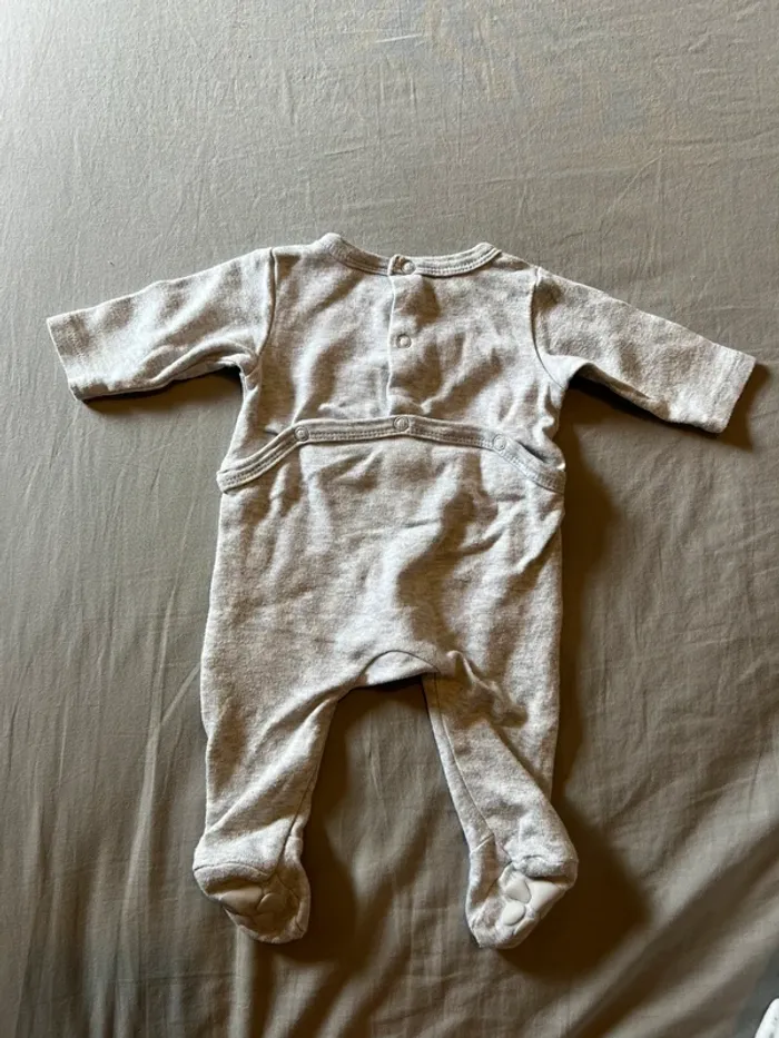 🐻 Pyjama bébé gris – Winnie l’Ourson - photo numéro 2