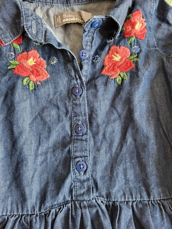 Robe jeans 6mois orchestra - photo numéro 2