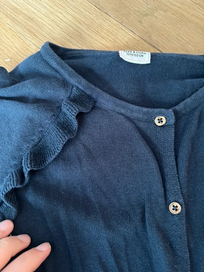 Cardigan gilet fille 12 ans - photo numéro 2