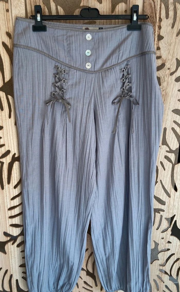 Pantalon fluide Taille 46 K Woman - photo numéro 2
