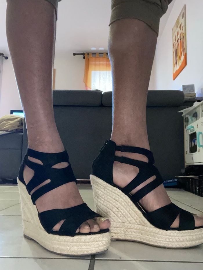 Chaussure compensée femme pointure 38