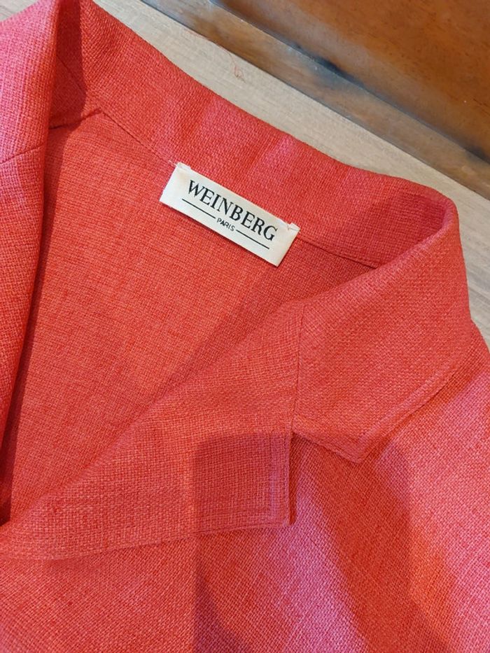 🍑 Robe corail T.52 – Manches courtes – Très bon état - photo numéro 6