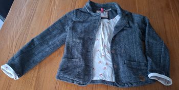  blazer enfant  gris – style chic décontracté