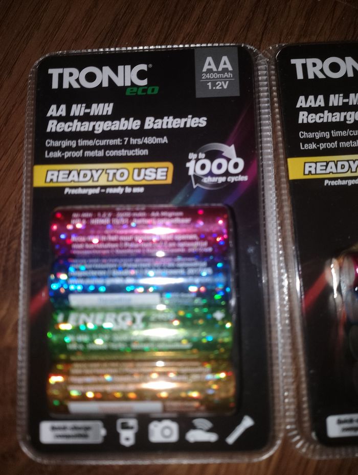 Pile rechargeable Tronic neuf AA où AAA - photo numéro 4