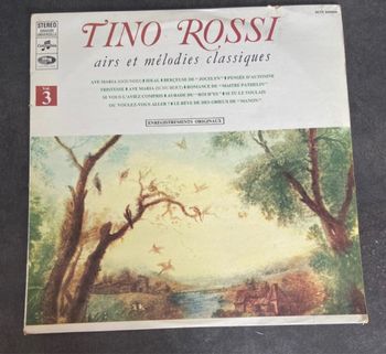 Vinyle 33 tours Airs et mélodies Tino Rossi
