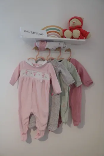 Lot pyjamas hiver fille 6 mois