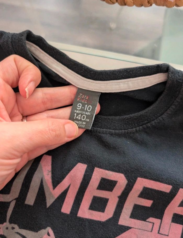 Lot tee-shirt ML Zara 10A - photo numéro 4