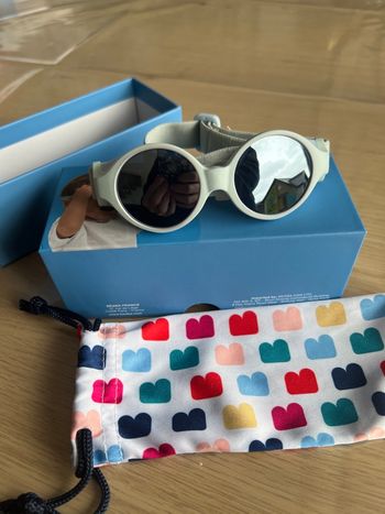 Lunettes de soleil bébé 0-9 mois Beaba bleu ciel