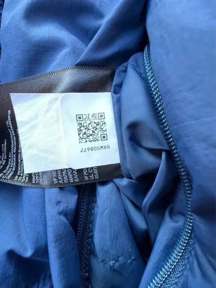 Doudoune the north face bleu/noir taille S - photo numéro 8