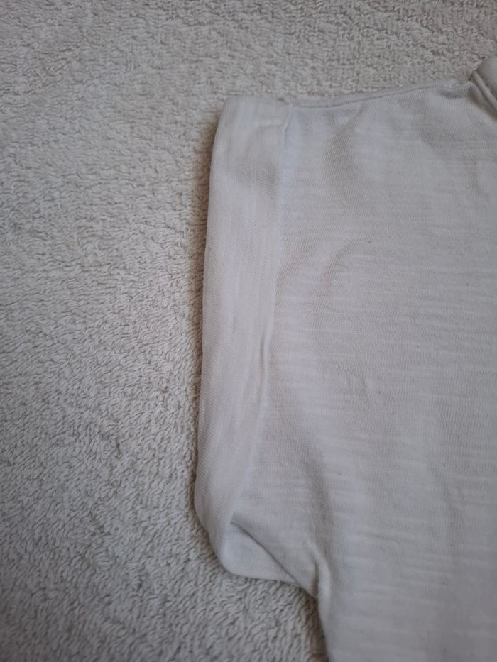 Tee-shirt sans manches Écru - photo numéro 4