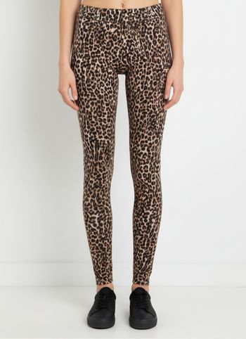 Leggings Primark Motif Léopard T.2XS (32/34) Taille Élastique Confort