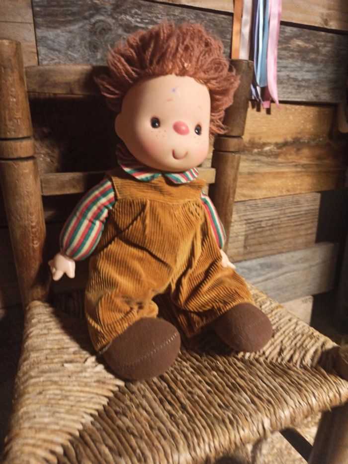 Peluche poupée vintage BE - photo numéro 3