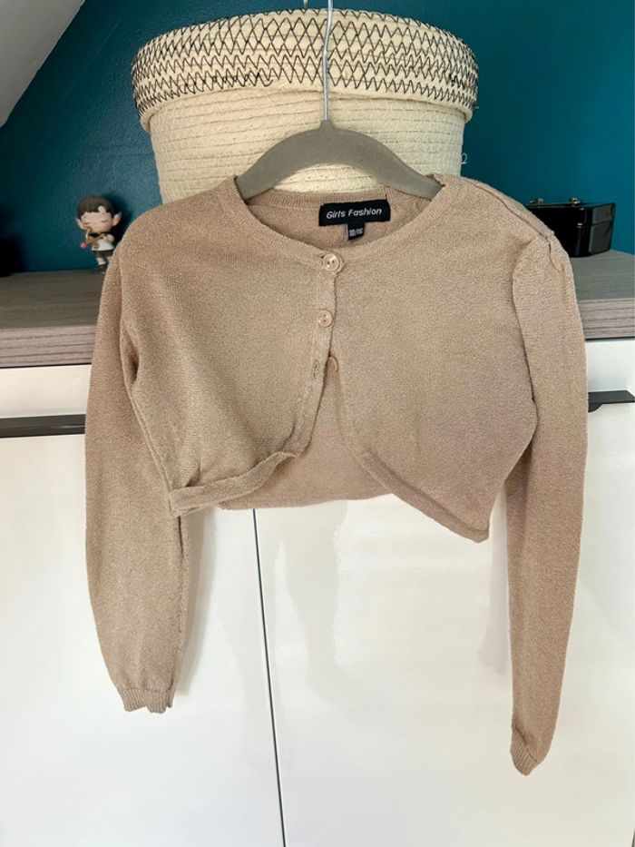 Boléro doré/pailleté "Girl's Fashion" (taille 6 ans) - Parfait pour les fêtes !
