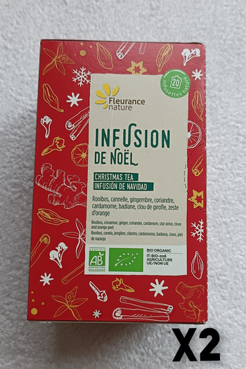 coffret infusion de Noël Fleurance nature NEUF