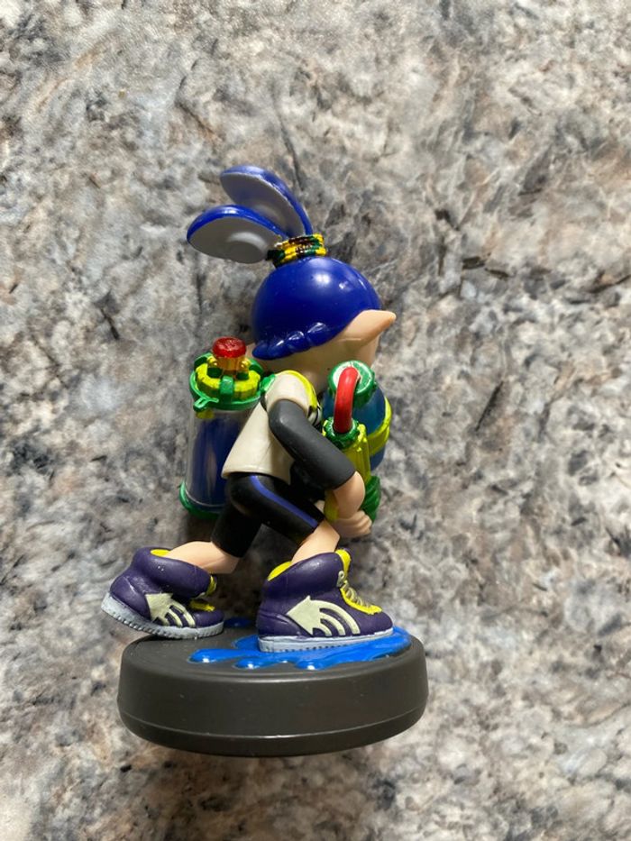 amiibo inkling boy bleu Splatoon - photo numéro 2