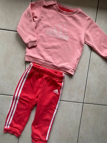 Ensemble jogging bébé fille Adidas 9 12 mois