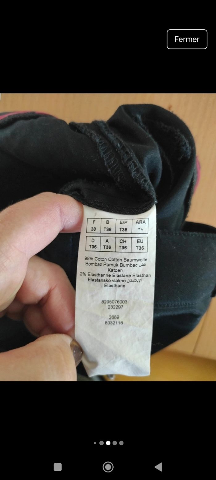 Pantalon noir Grain de Malice femme taille 38 - photo numéro 6