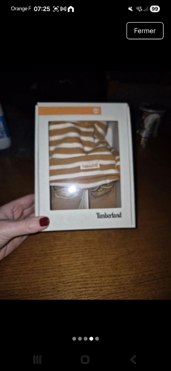 Chausson bebe timberlant - photo numéro 2