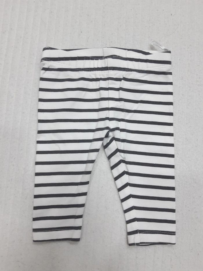 Tenue pull côtelé et legging 3 mois - photo numéro 2