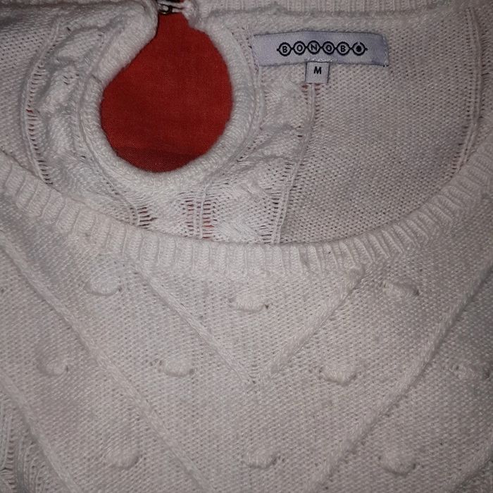 Pull blanc bonobo - photo numéro 3