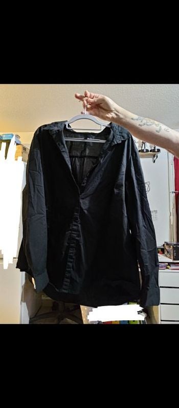 Chemise noire, Kiabi, taille 46