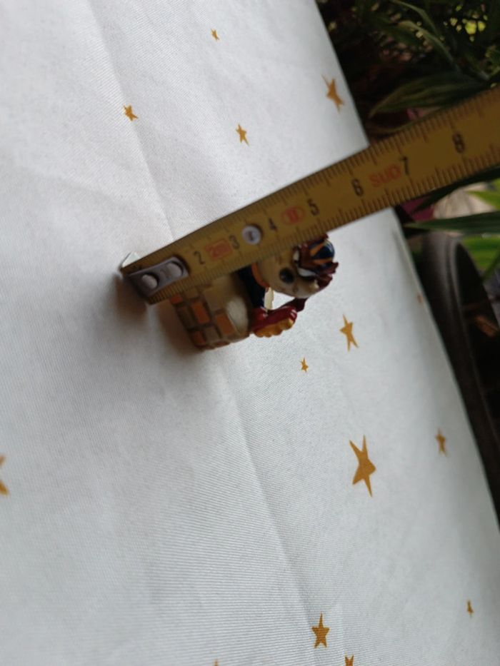 Petite small miniature figurine Looney Tunes toons Taz roller skating Warner assis mur wall sit - photo numéro 8