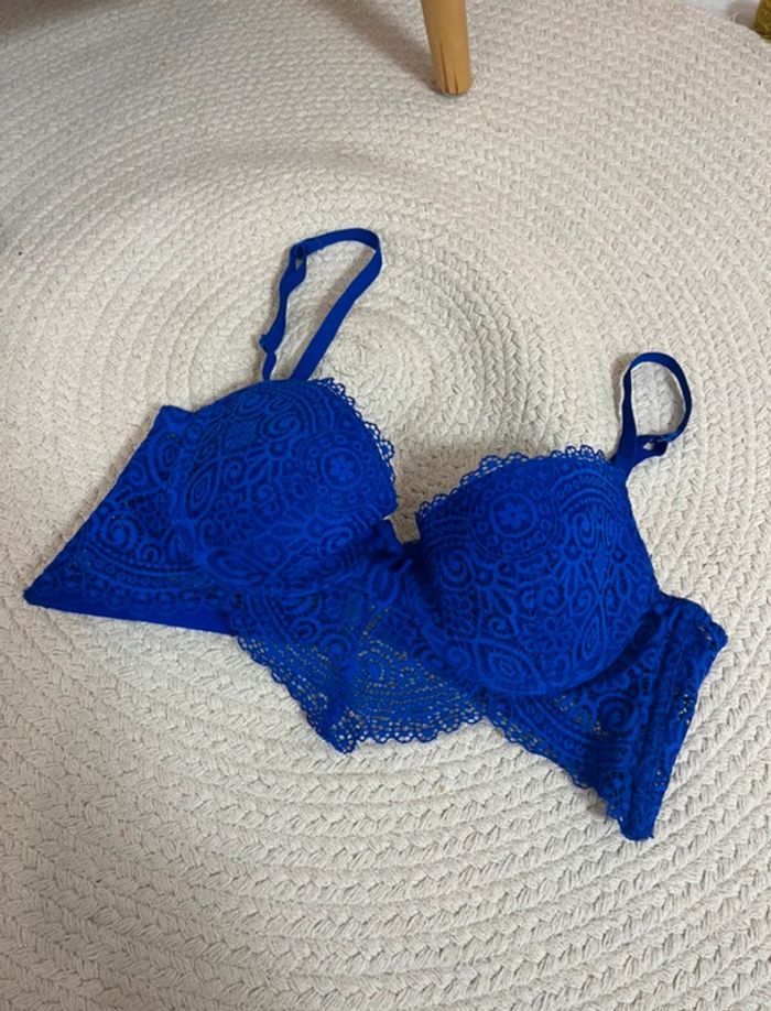 Soutien gorge bleu undiz 90B - photo numéro 2