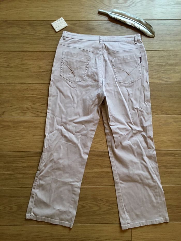 Pantacourt rose pâle taille 3 - photo numéro 2