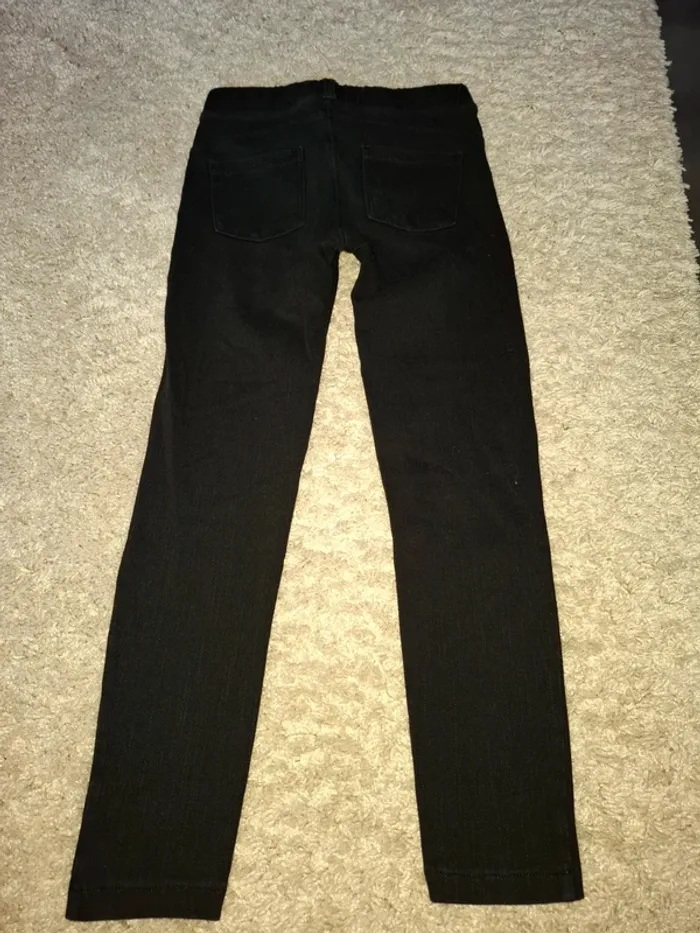 Jegging slim noir jean extensible 7/8 neuf OVS - photo numéro 3