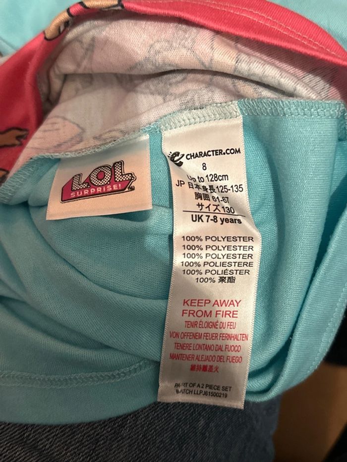 Pyjama 2 pièces Lol Surprises taille 8 ans - photo numéro 7
