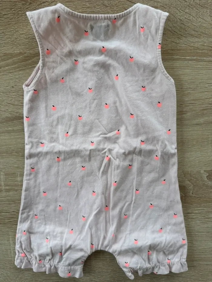 Combi short rose avec pommes Kiabi 9 mois TBE - photo numéro 5