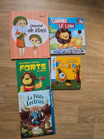 Lot de 5 livres enfants