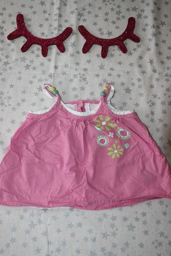 tee-shirt rose a fleur