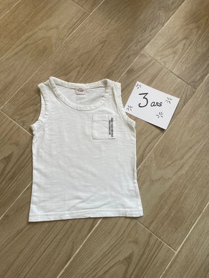 T-shirt sans manches 3 ans