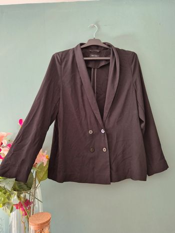 Blazer fluide noir, taille 38, marque New look
