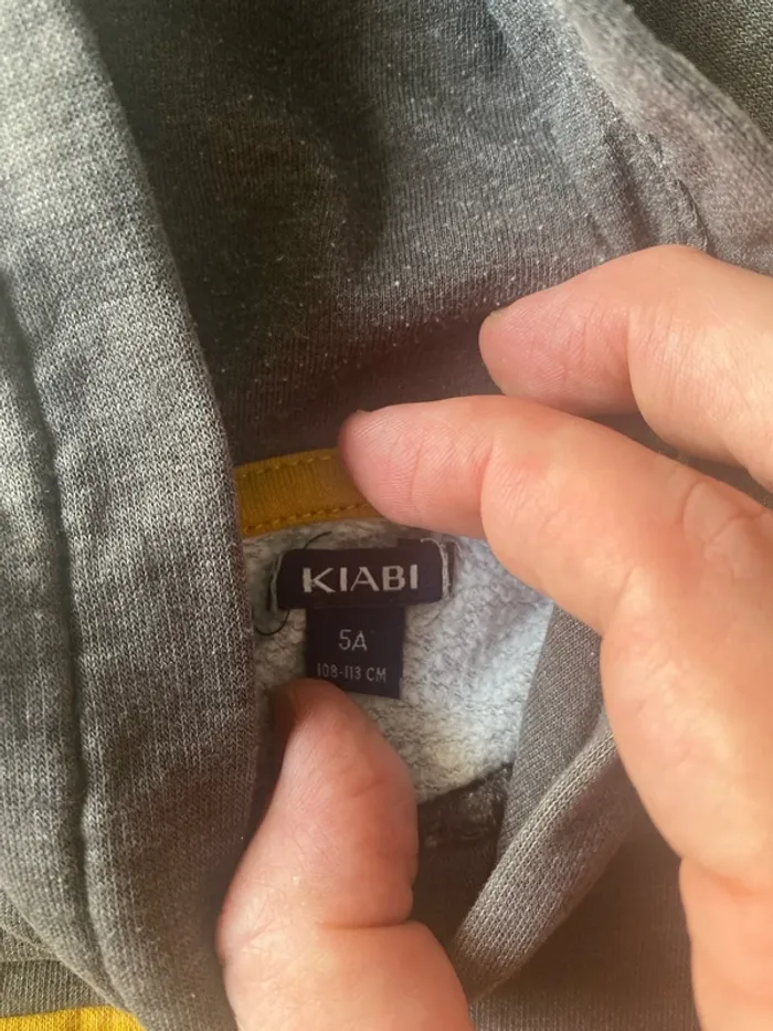 Sweat capuche kiabi 5 ans - photo numéro 2