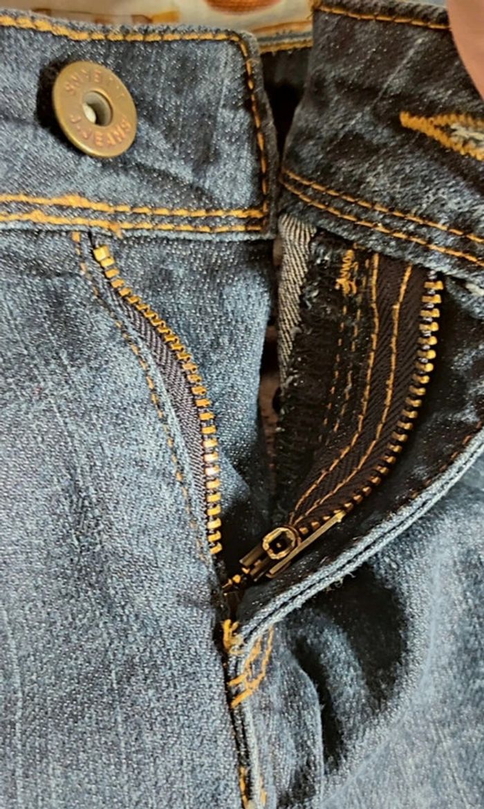 Lot 5 jeans pour couture - photo numéro 3