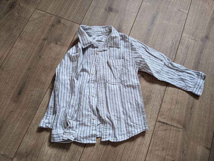 Chemise blanche manches longues 3 ans