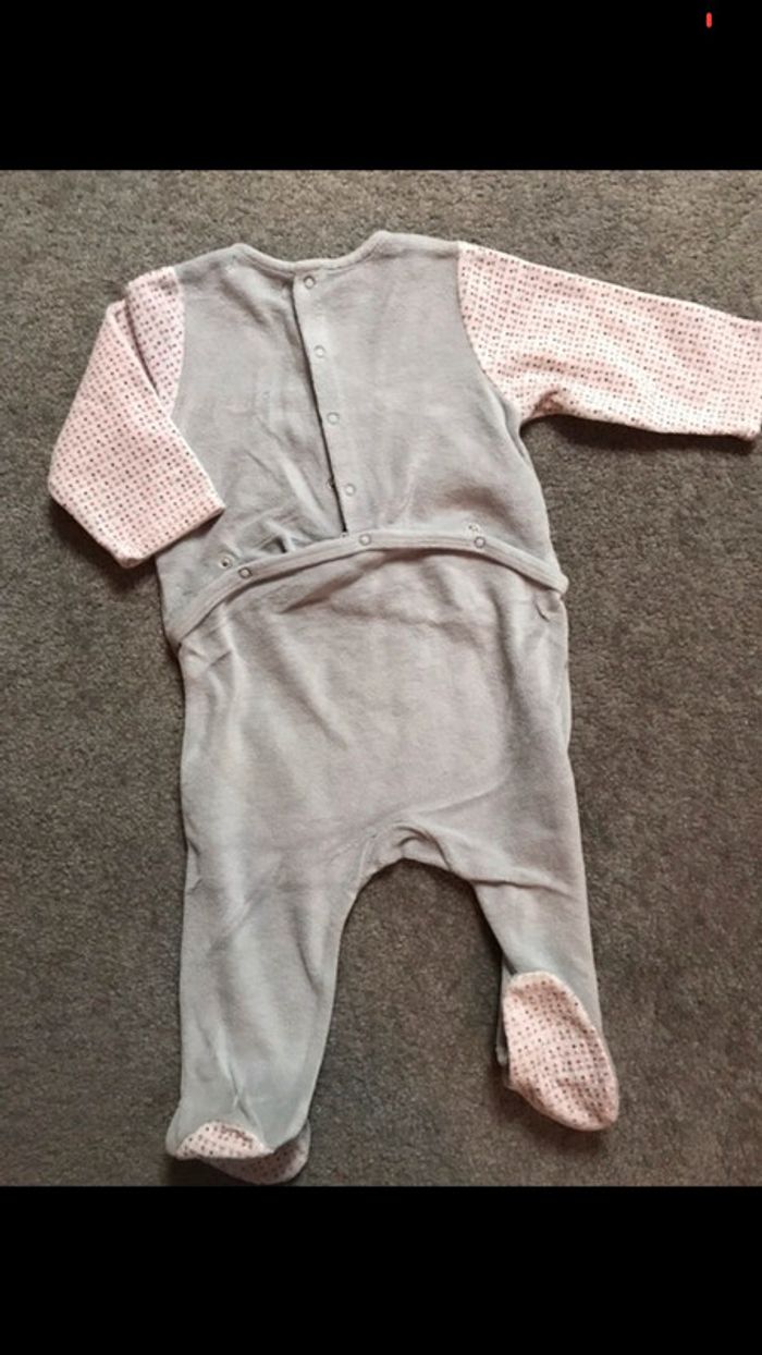Pyjama velours 12 mois Obaibi - photo numéro 3
