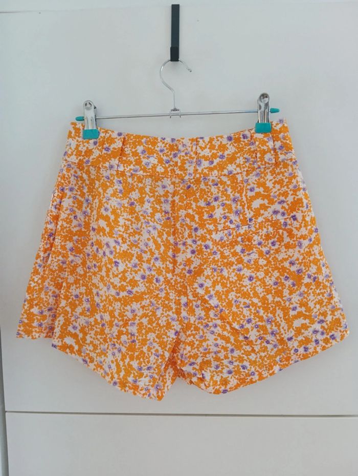 Short à fleurs orange 
Pimkie taille XS - photo numéro 5
