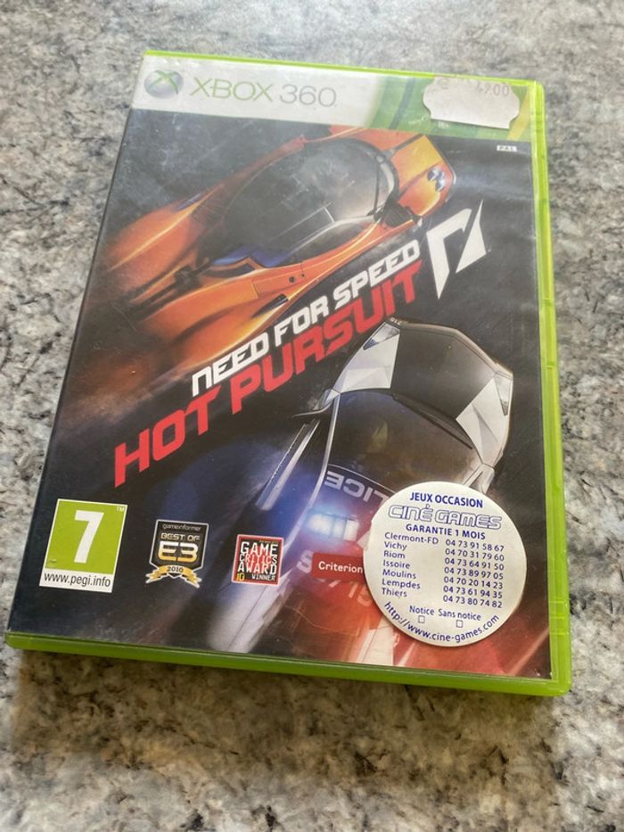 need for speed hot pursuit Xbox 360 - photo numéro 1