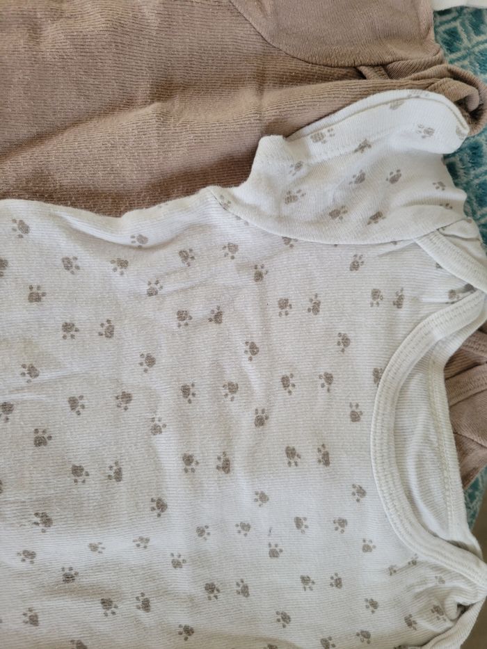 Lot 4 bodys manches courtes 18mois - photo numéro 3