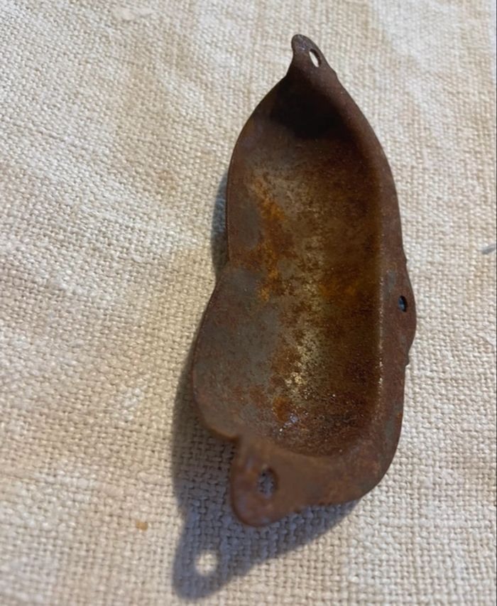 Poignée ancienne rouillée - photo numéro 2