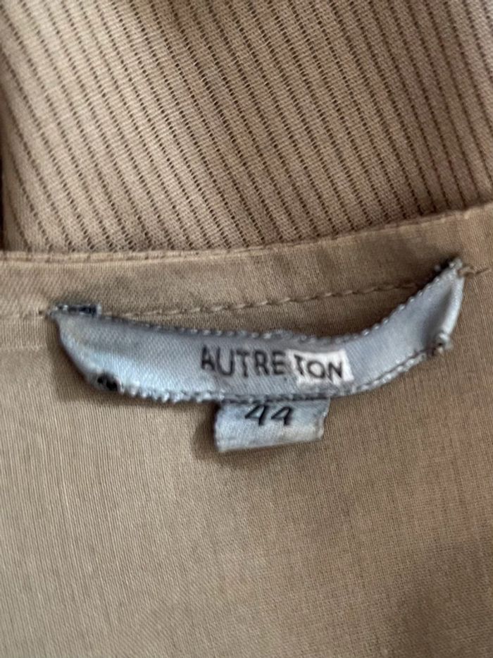 Robe en coton kaki – Autre Ton – taille 44 - photo numéro 4