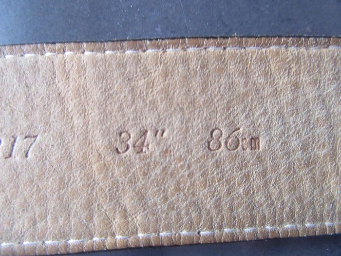 Ceinture homme cuir 86 cm St Michael - photo numéro 7