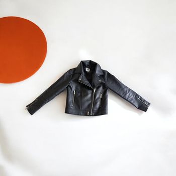 veste simili cuir perfecto noir fille 8 ans liberto