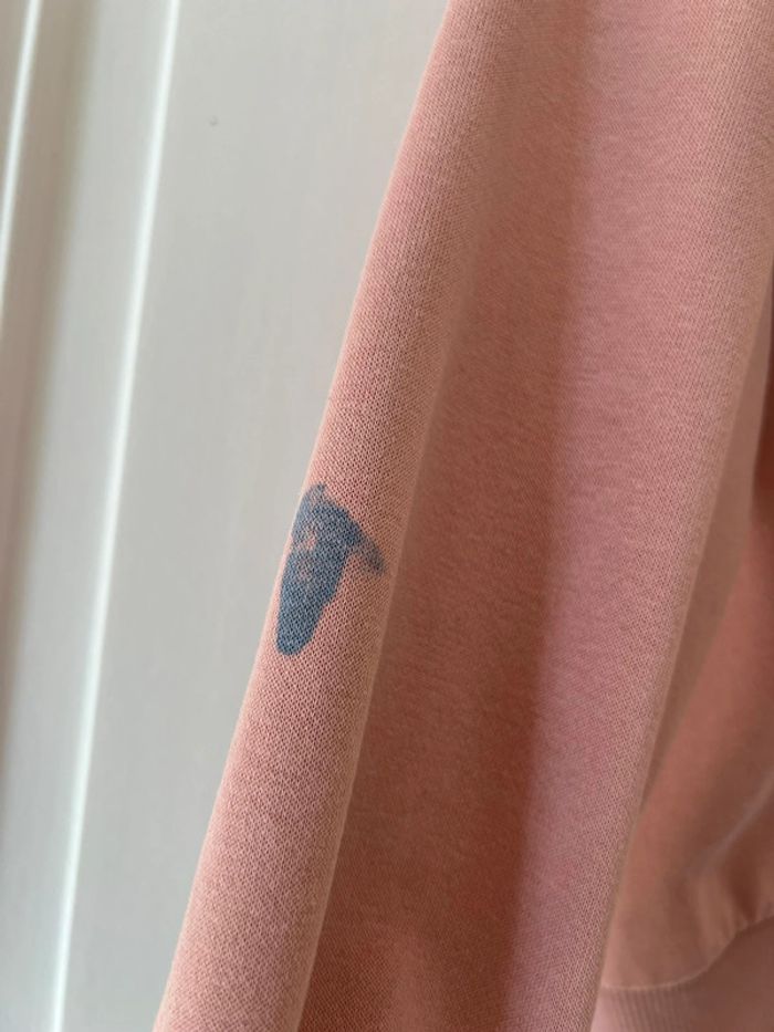 Sweat H&M rose saumon Minnie 5-6 ans - photo numéro 3