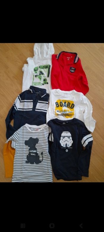 Lot 6  tee-shirt manche longue