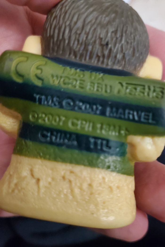 Marvel Figurine de Sandman Spiderman Bon état 6cm env. Marvel pour Nestlé - photo numéro 5